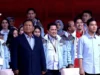 Kehadiran Erick Thohir pada Malam Debat Cawapres 2024. (Sumber Foto: Akun X @narkosun)