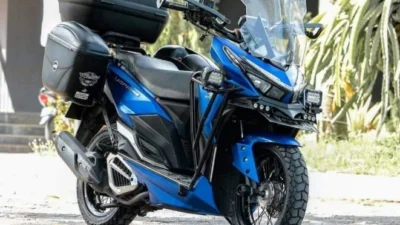 Modifikasi Honda Vario 125 Simple Ala Touring