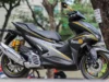 Modifikasi Aerox Elegan Abu Abu