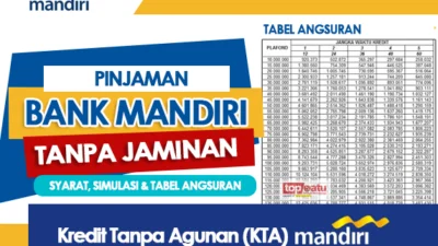 Ga Ribet! Pinjaman Cepat Mantap Tabel KTA Mandiri