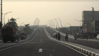 Flyover Cisauk, Kabupaten Tangerang Mulai Beroperasi