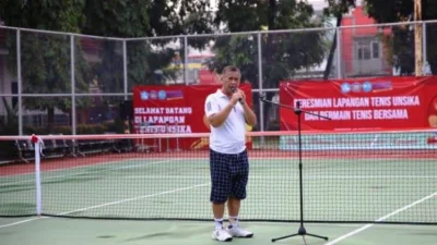 Unsika Karawang Bangun Lapang Tenis Standar Nasional