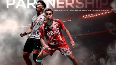 Usai Pramudya Mundur, PBSI Debutkan Yeremia/Rahmat di Thailand Masters 2024 (image from X /@INABadminton)