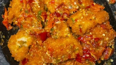 Resep Nugget Geprek Sambal Bajak, Dijamin Pedas Banget Bikin Ketagihan (image from screenshot Cookpad Dapur Mamero)