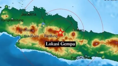 Gempa Kembali Guncang Sumedang Tadi Malam, Kekuatan M4,4 Magnitudo