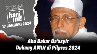 Abu Bakar Ba'asyir Disebut Dukung Anies-Muhaimin di Pilpres 2024