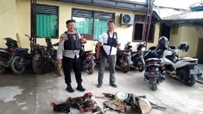 Judi Sabung Ayam Digrebek Polisi Buang Tembakan 