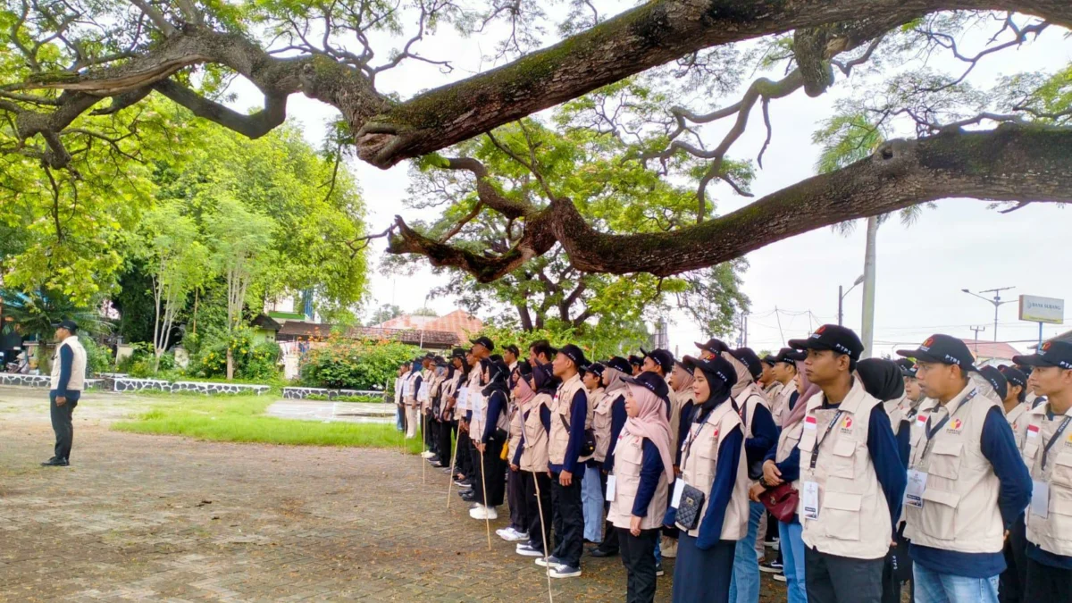 Panwaslu Pusakanagara Gelar Apel Siaga Pengawasan Masa Tenang 