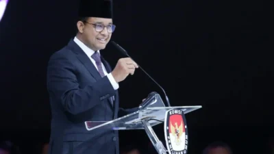 Anies Baswedan Dinilai Bermain Aman dalam Debat Terakhri Capres 2024. (Sumber Foto: VIVA/M Ali Wafa)