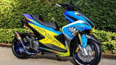 Yamaha Aerox Cyber City Modifikasi Terbaru 2024