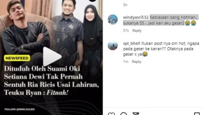 Komentar Hotman Paris pada Perceraian Ria Ricis. (Sumber Foto: Instagram)