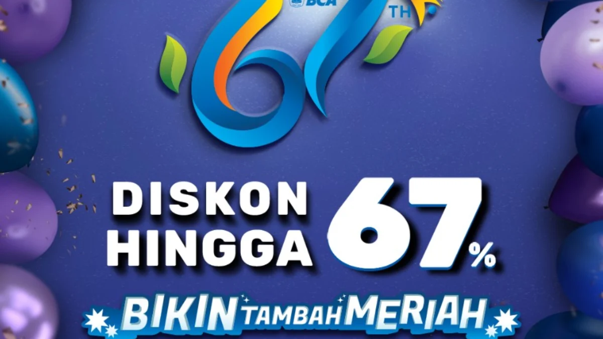 HUT BCA ke-67 Promo Kartu Kredit