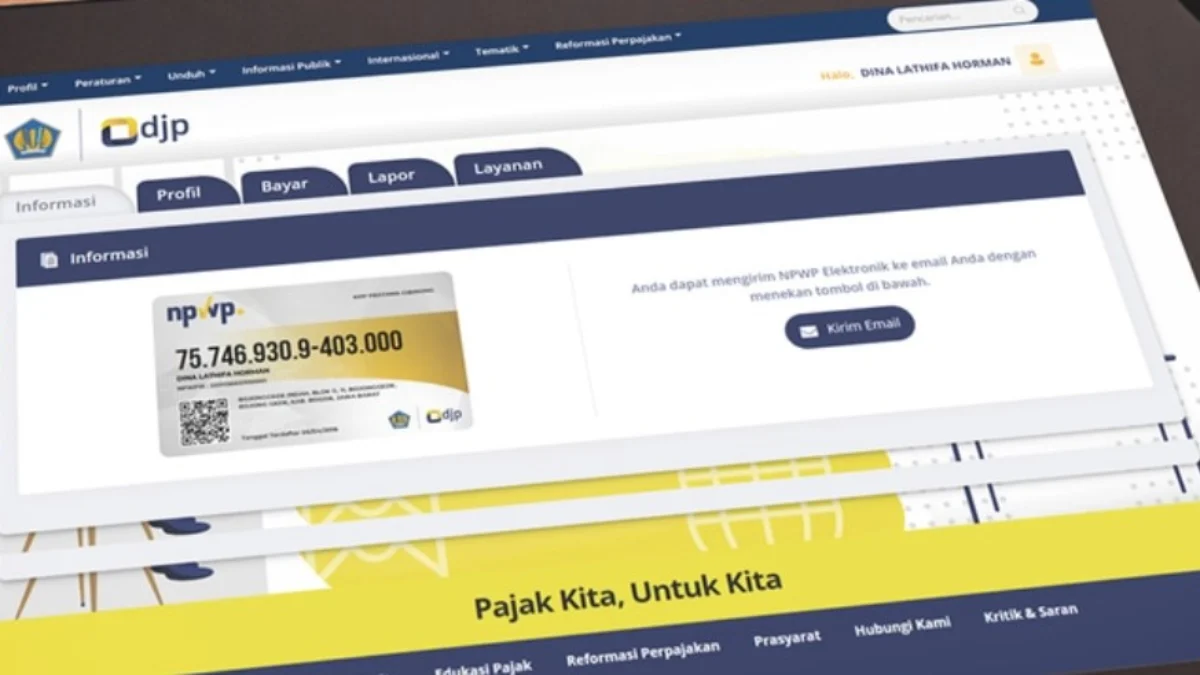 Daftar NPWP Online