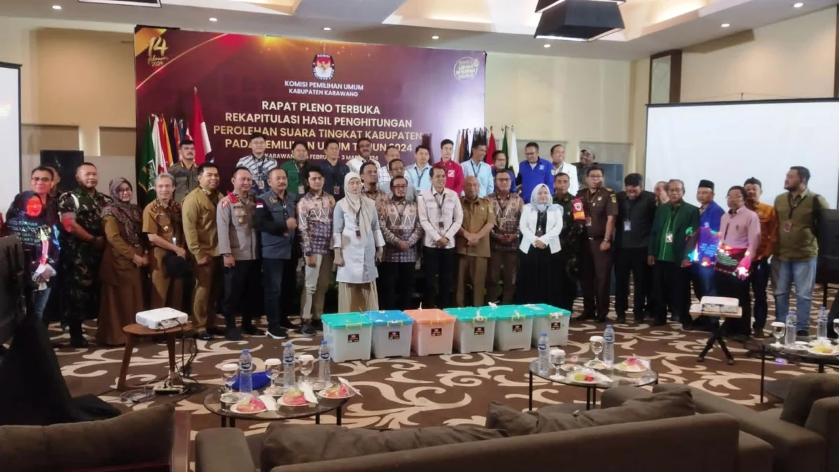 KPU Karawang Mulai Rapat Pleno hingga 3 Maret 2024