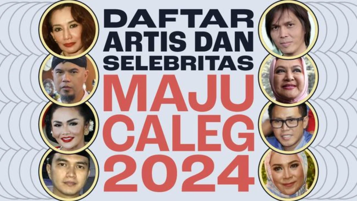 Perolehan Suara Selebritas dalam Pemilu 2024 Berdasarkan Data Real Count KPU (Sumber Foto CNN Indonesia)