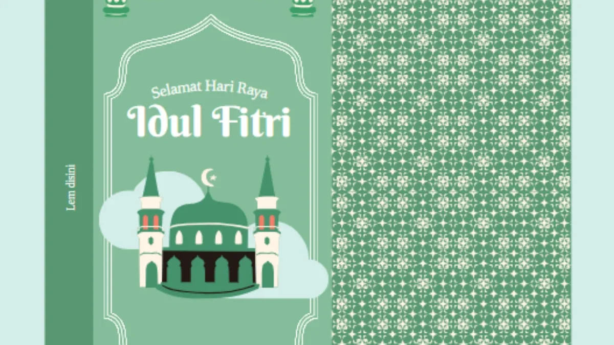 Cara Mudah Membuat Desain Amplop Lebaran Tinggal Print(Canva)