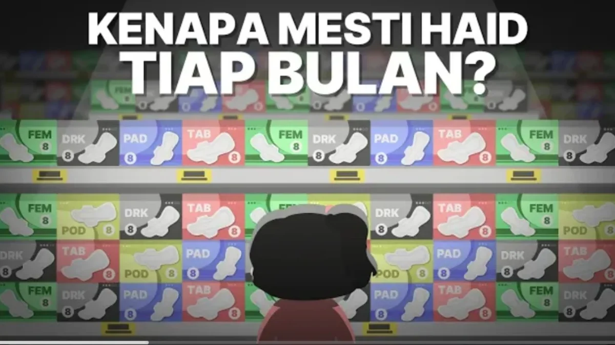 Kenapa Perempuan Harus Menstruasi Setiap Bulan? (Sumber Foto Akun YouTube Kok Bisa?)