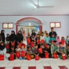 Kodrat Compreng Bagikan Santunan Buat Anak Yatim dan Dhuafa