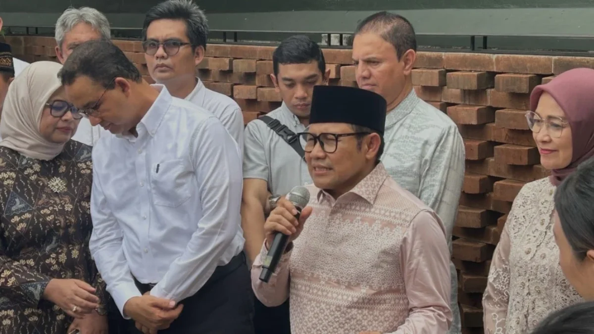 Anies Baswedan dan Muhaimin Iskandar Umumkan Pembubaran Timnas AMIN