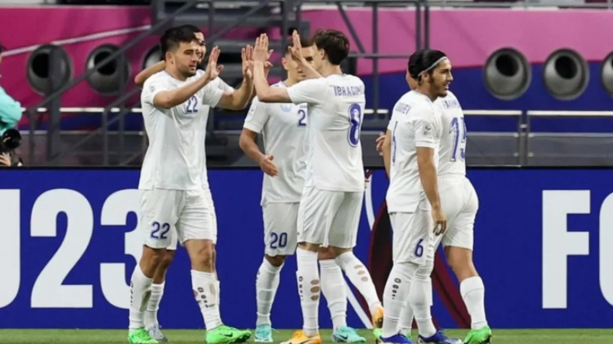 Timnas Uzbekistan di Piala Asia U-23 2024. (Sumber Foto: Getty Images/Zhizhao Wu)