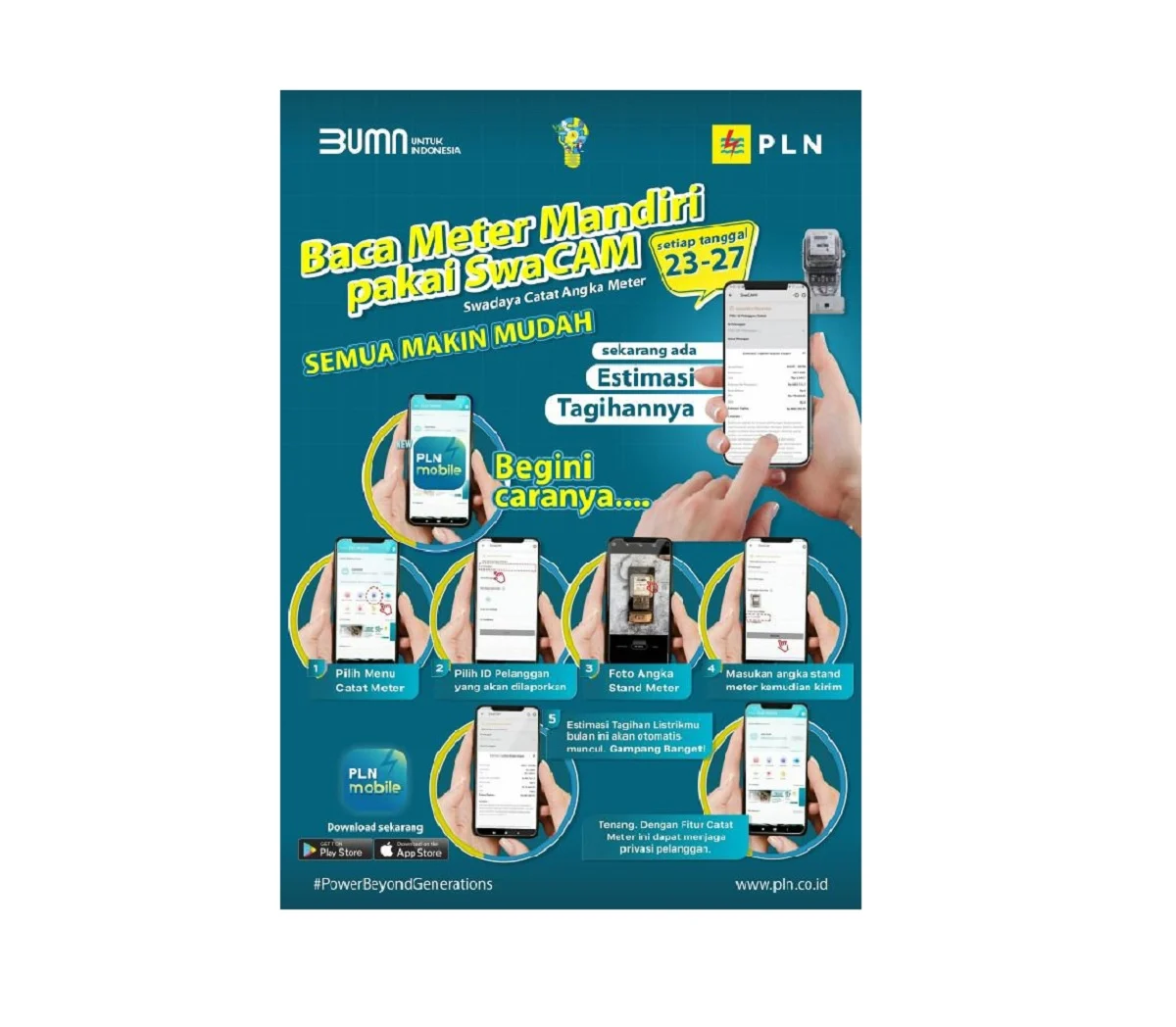 Yuk Catat Meter Listrik Secara Mandiri Lewat Fitur Swacam Di Apliksasi New Pln Mobile Pasundan