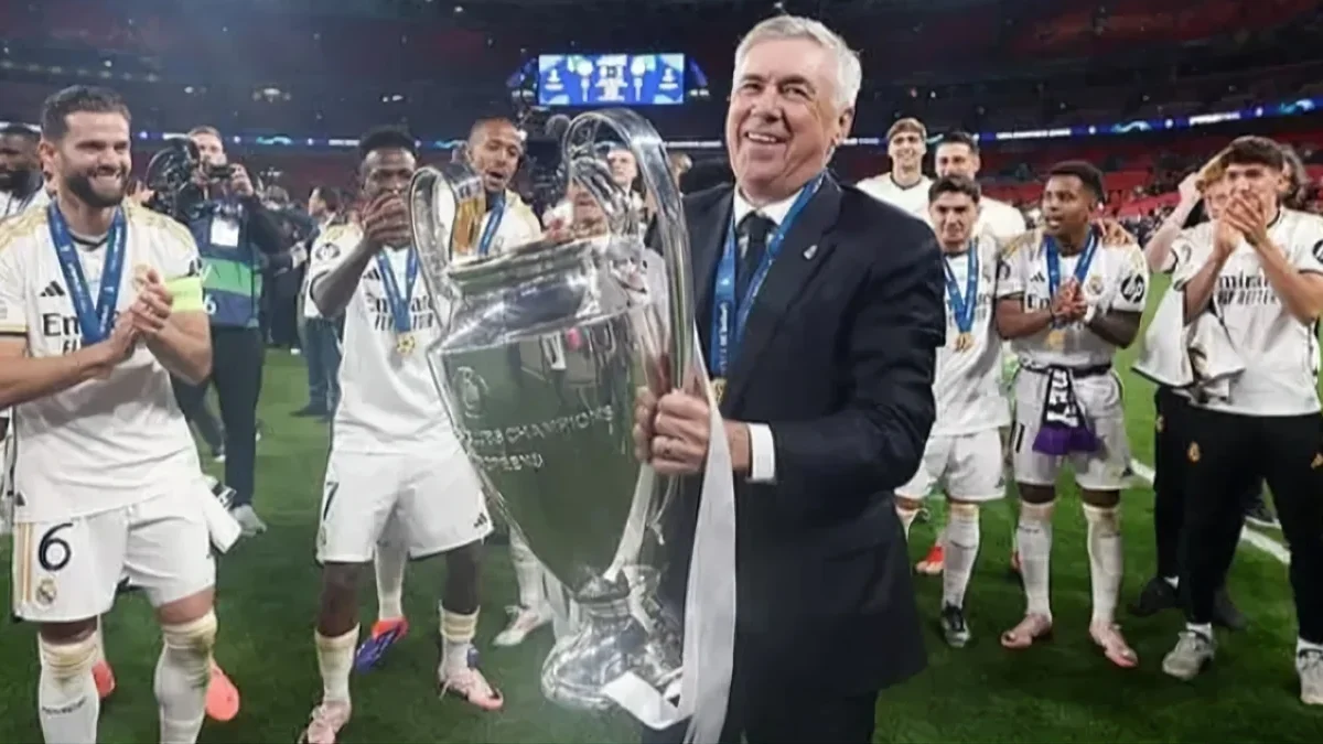 Don Carlo jadi pelatih pertama yang menangi lima titel Liga Champions (Instagram@realmadrid)