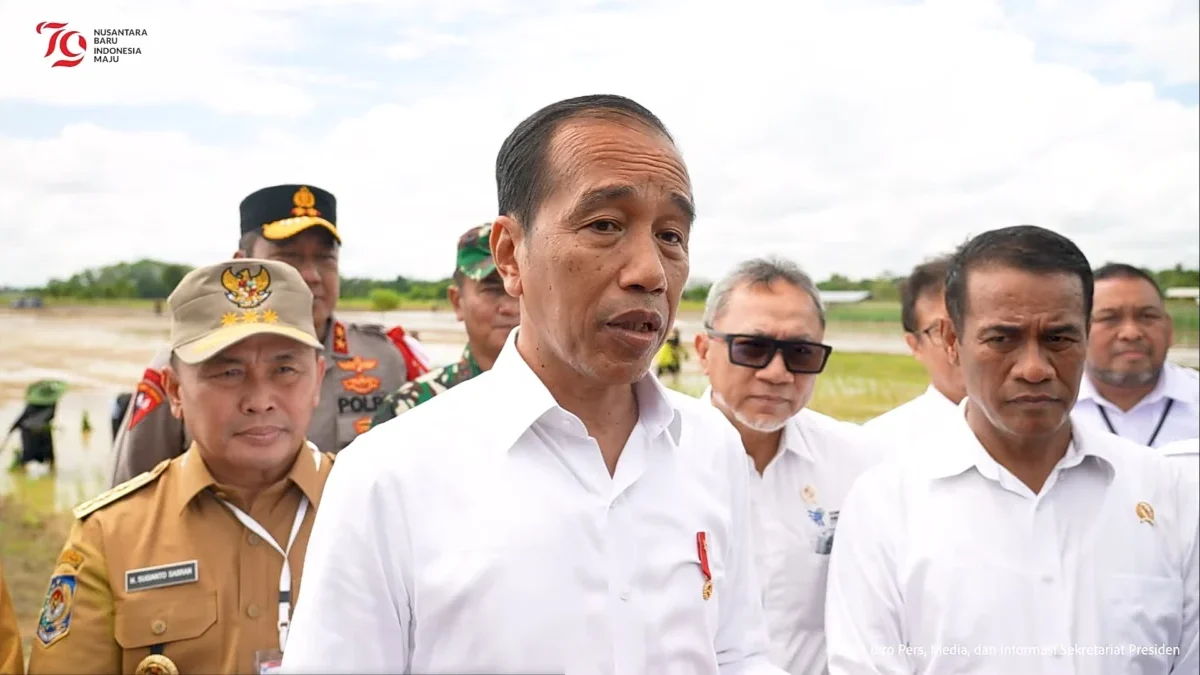 Produktivitas Pertanian Meningkat, Presiden Jokowi Tinjau Efektivitas Pompa Air di Kota Waringin Timur