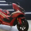 Modifikasi PCX Merah Doff Foto otorider.com