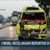 Tiga Mobil Tabrakan Beruntun di Pantura Subang, Kecelakaan Ini Terjadi dari Jalur Arah Jakarta Menuju Cirebon.