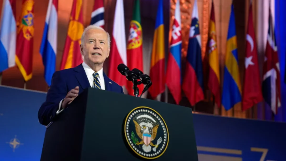 Joe Biden dalam Pidato KTT NATO: Ukraina akan Hentikan Putin