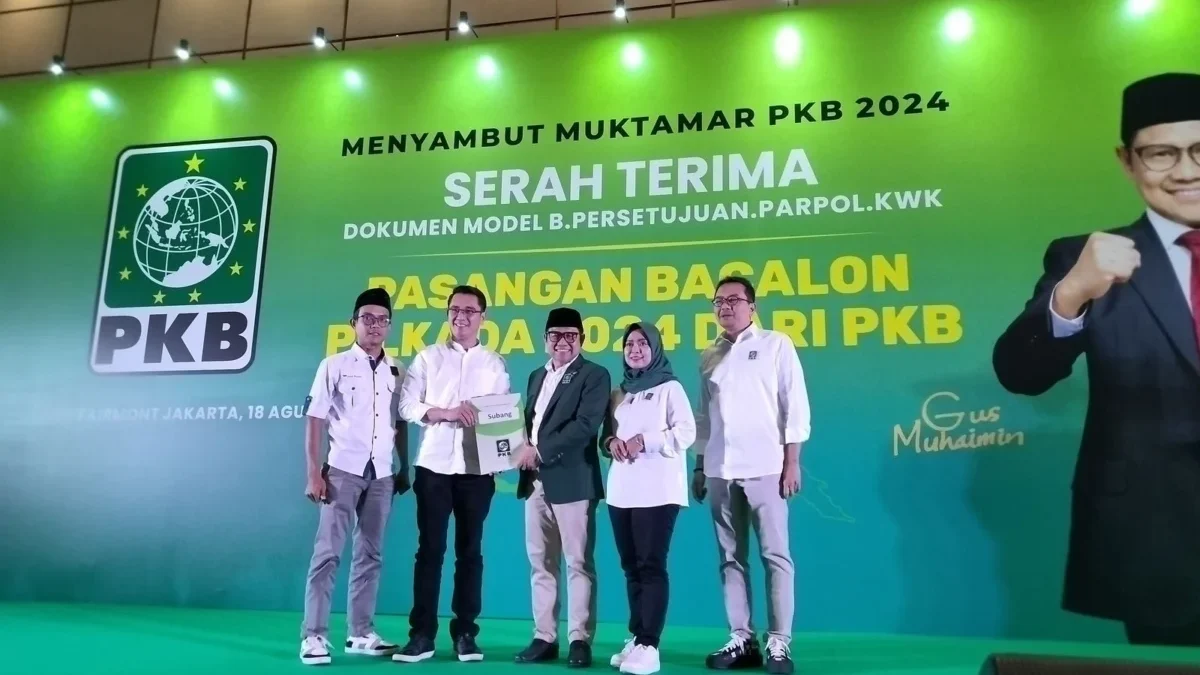 DPP PKB Beri Surat Rekomendasi Dukungan untuk Asep - Lina Bertarung di Pilkada Subang 2024!