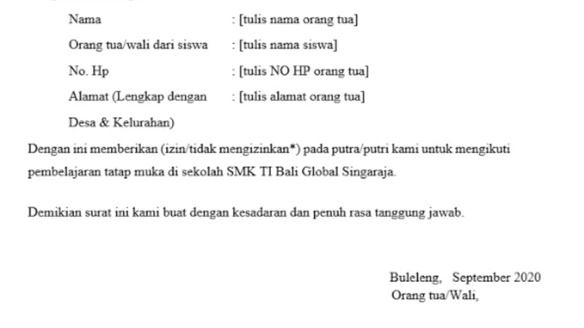 Trik Dan Cara Terbaik Menulis Surat Izin Sekolah Karena Sakit!