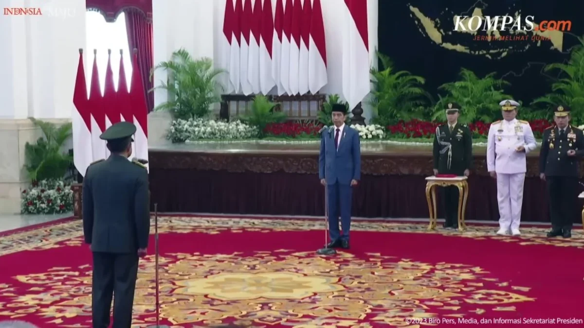 Reshuffle Kabinet Indonesia Maju. (Sumber Gambar: Screenshot via YouTube Kompas TV)