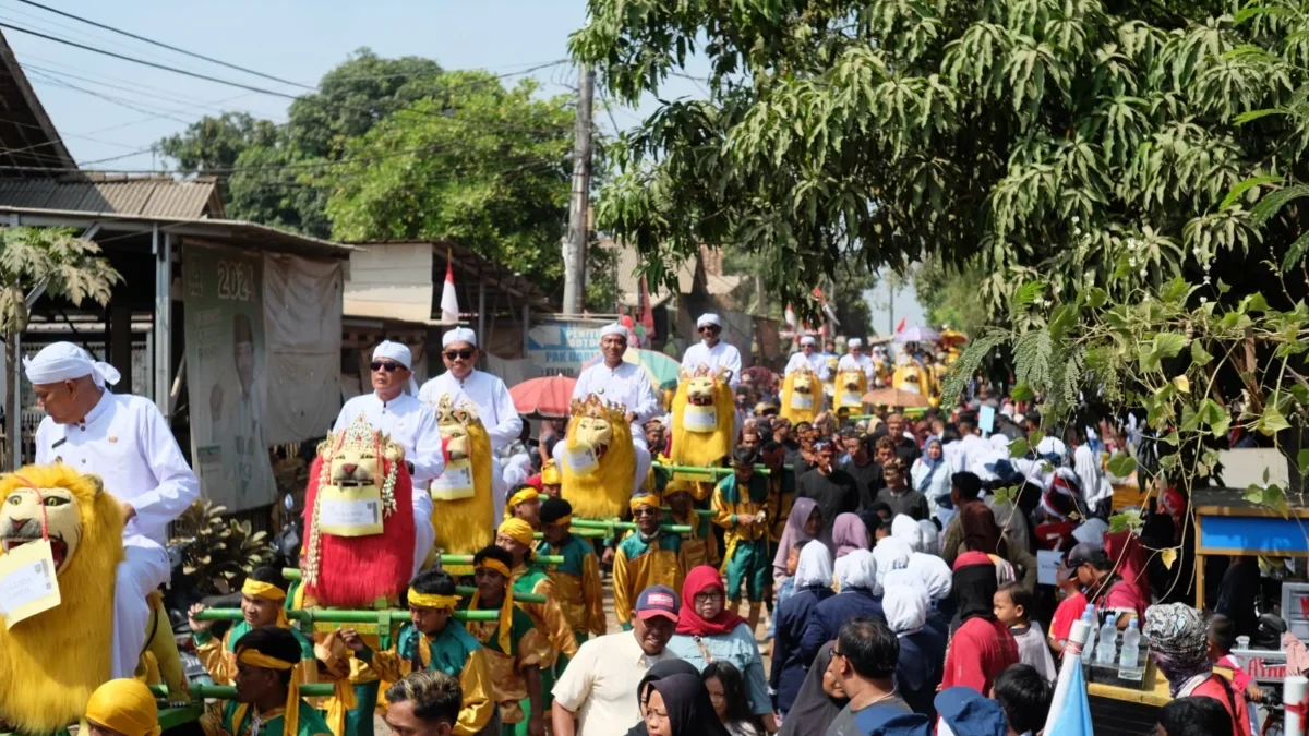 Kecamatan Cipunagara Gelar Karnaval Sisingaan dan Pawai Meriah untuk Peringati HUT RI ke-79