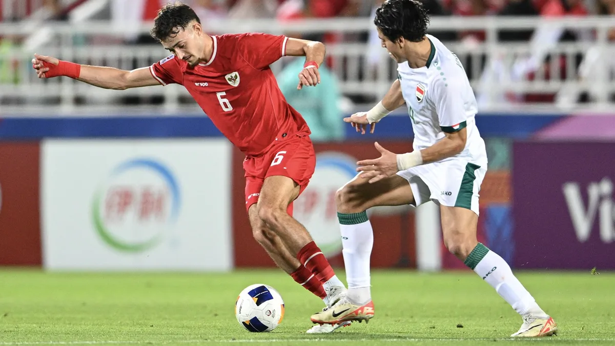 Piala Asia U-23 2024 di Stadion Abdullah bin Khalifa, Doha, Qatar, Jumat, 3 Mei 2024 dini hari. /Foto: HO-PSSI