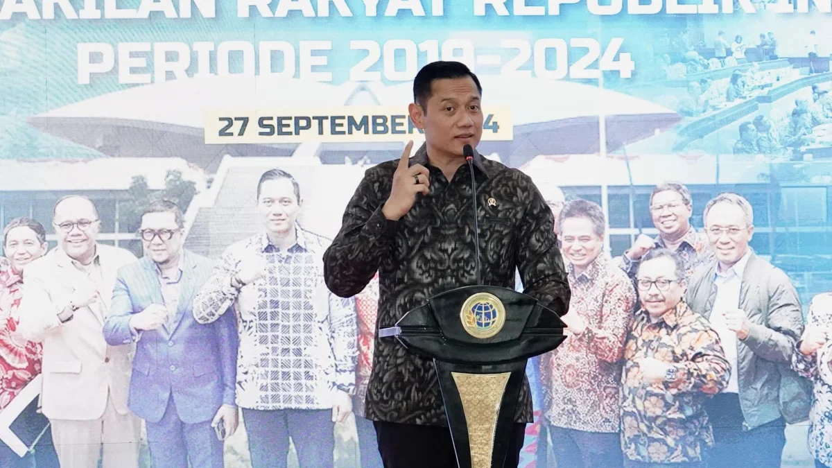 Menteri AHY Sampaikan Apresiasi atas Dukungan Komisi II DPR RI bagi Program Kementerian ATR/BPN