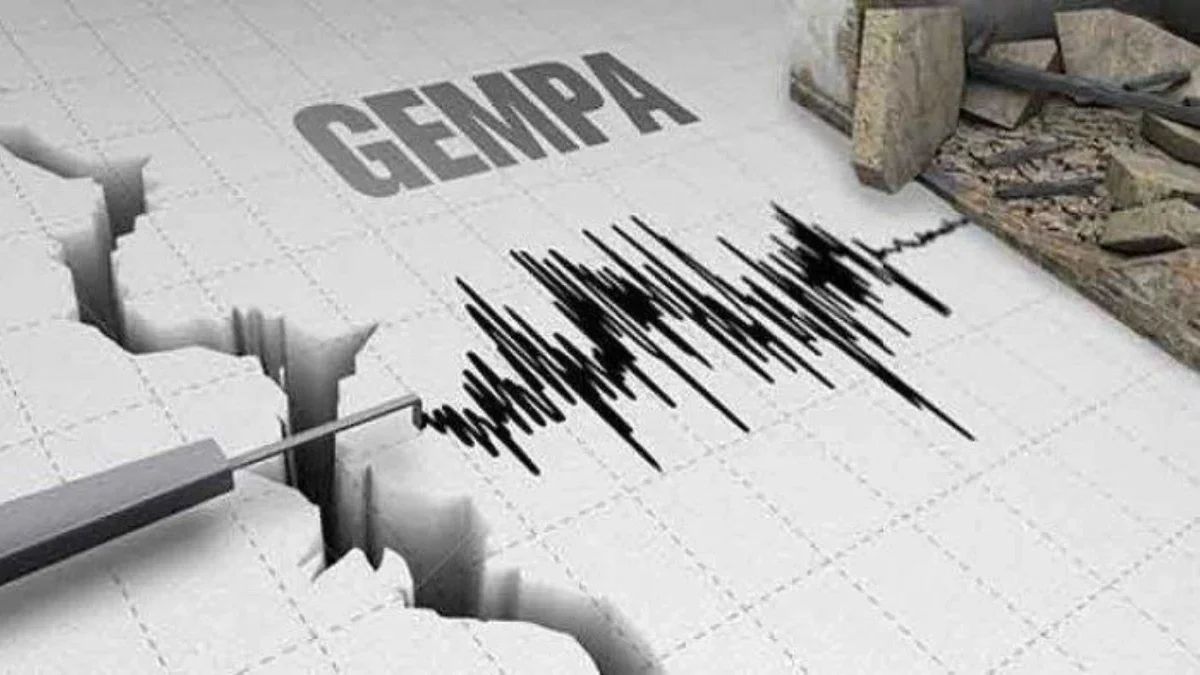 Info BMKG sebut gempa terkini yang guncang tenggara Kabupaten Sukabumi, Jawa Barat terjadi di kedalaman 18 Km.