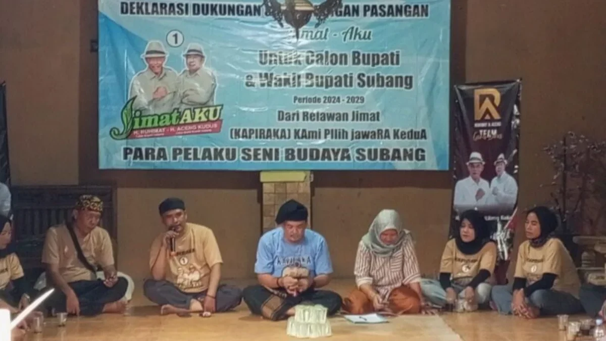 Dukungan Pelaku Seni Subang untuk Calon Bupati Jimat-Aku