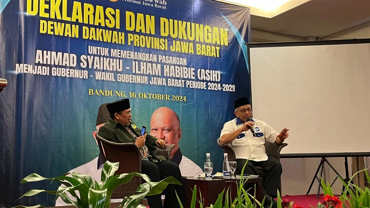 DDII Jabar Deklarasikan Dukungan, Siap Kawal Kemenangan ASIH di Pilkada 2024