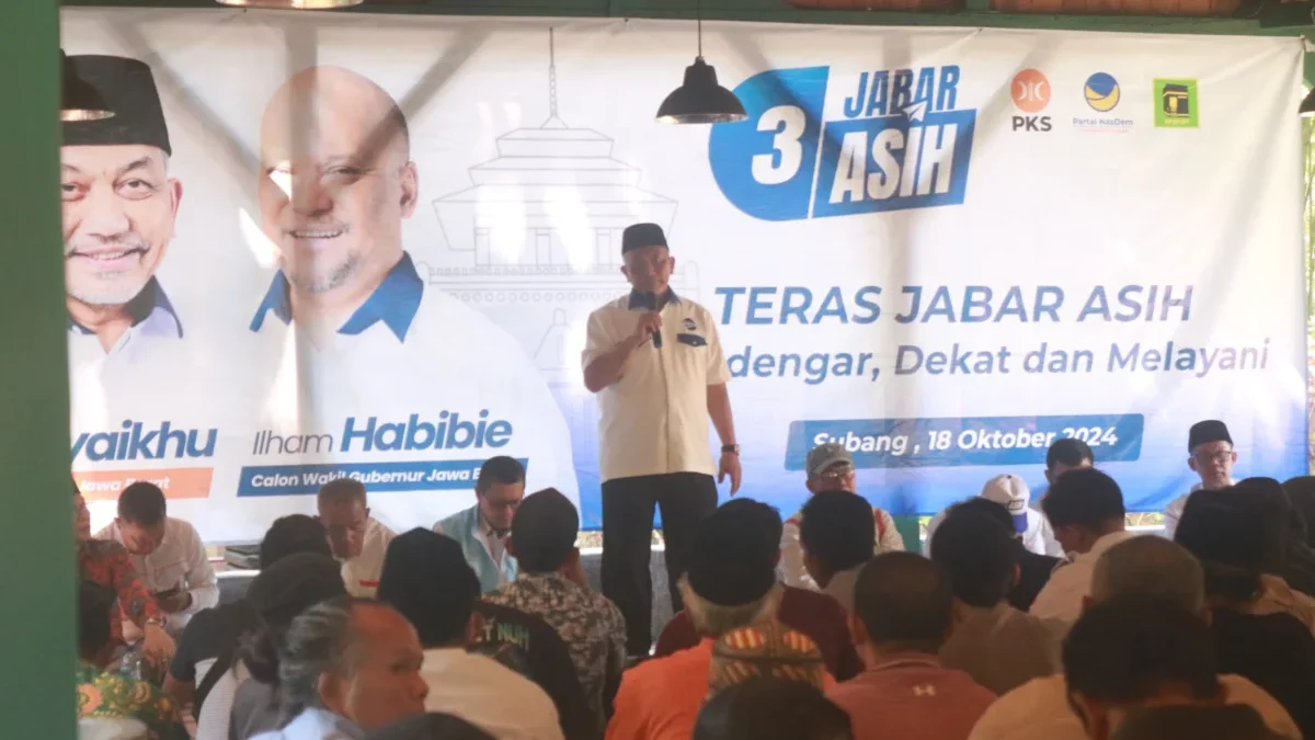 Calon Gubernur Jabar ASIH Perkuat Sosialisasi Bersama Tokoh Subang