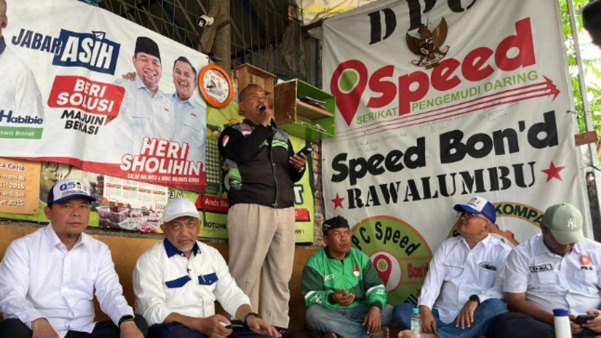 Ratusan OJOL di Bekasi Dukung ASIH, Titip Harapan dan Nasib