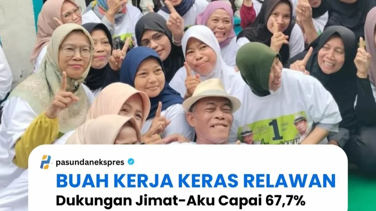 Pasangan Jimat-Aku Unggul dengan Elektabilitas 67,7%, BNJ Subang Optimis Menang!