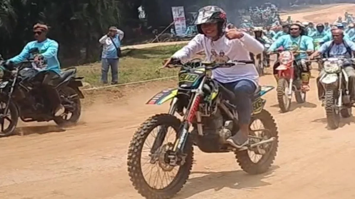 Anak-Anak Motor Trail di Subang Gelar “Ngegass Bareng” Bersama Kang Jimat, Siap Majukan Kabupaten Subang