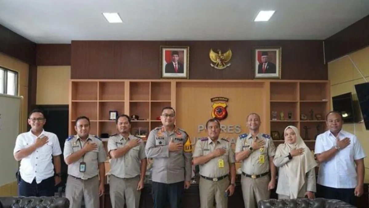 Silaturahmi dengan Kapolres, Kepala Kantor Pertanahan Purwakarta Bicara Soal Kerja Sama