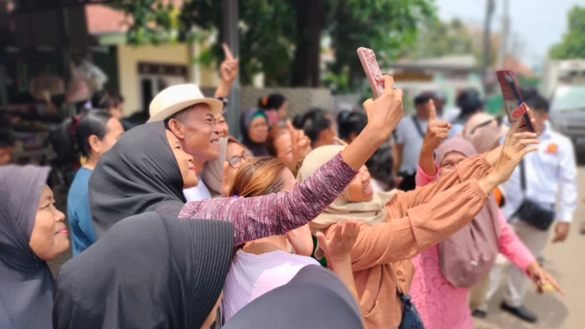 Calon Bupati Subang H. Ruhimat Lakukan Blusukan Berbeda di Desa Sukamandi Jaya