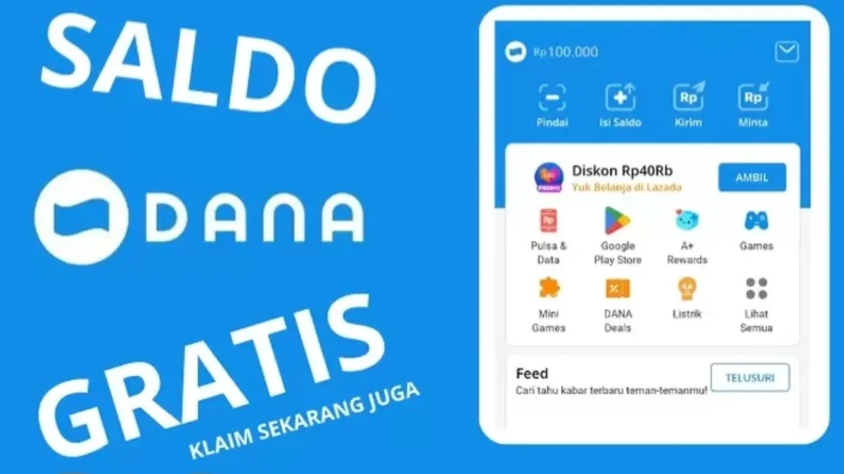 Cara Mudah Klaim Saldo DANA Gratis hingga Rp200.000 Setiap Hari, Ini Caranya!