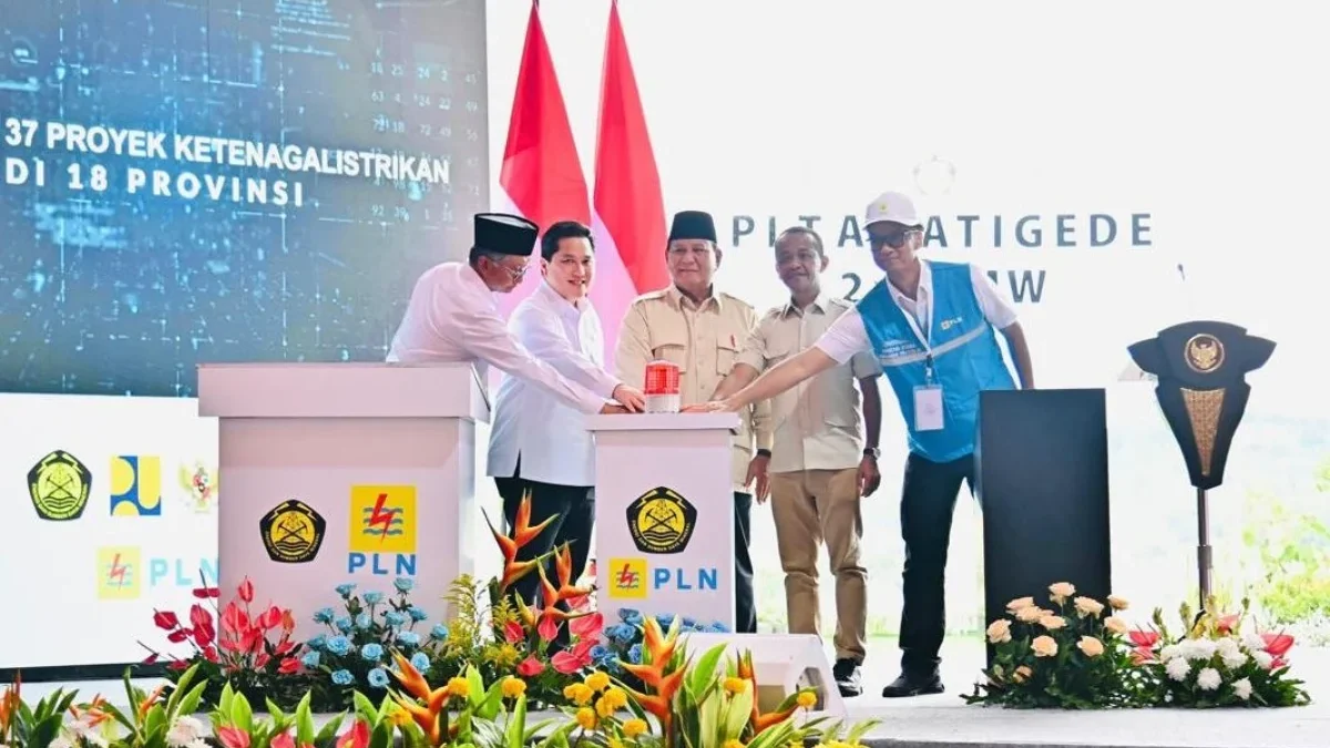 Presiden Prabowo Resmikan Proyek Strategis Ketenagalistrikan Terbesar di Dunia