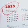 Ilustrasi kalender 2025 sumber (UNSPLASH)