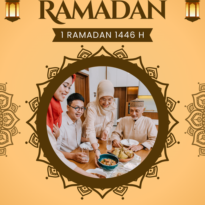 Wajib Punya! Kumpulan Twibbon Ramadhan 2025 Ini Bikin Postingan Makin Aesthetic