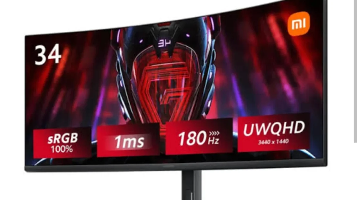 Spesifikasi Xiaomi G34WQi 2025, Monitor Gaming 34 Inci dengan Refresh Rate 180Hz!